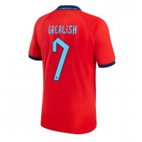 Moški Nogometni dresi Anglija Jack Grealish #7 Gostujoči SP 2022 Kratek Rokav